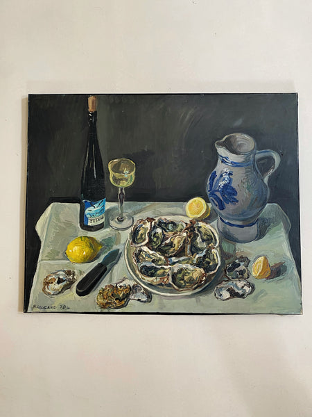 Tableau les huîtres
