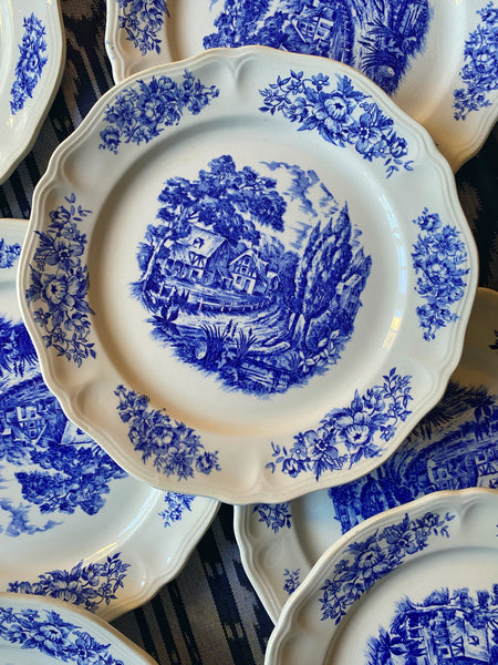 12 assiettes à dessert