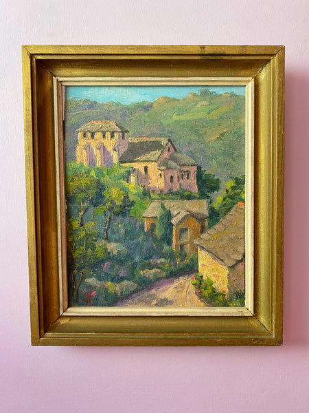 Tableau ancien paysage