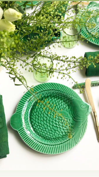 Lot 8 assiettes Sarreguemines