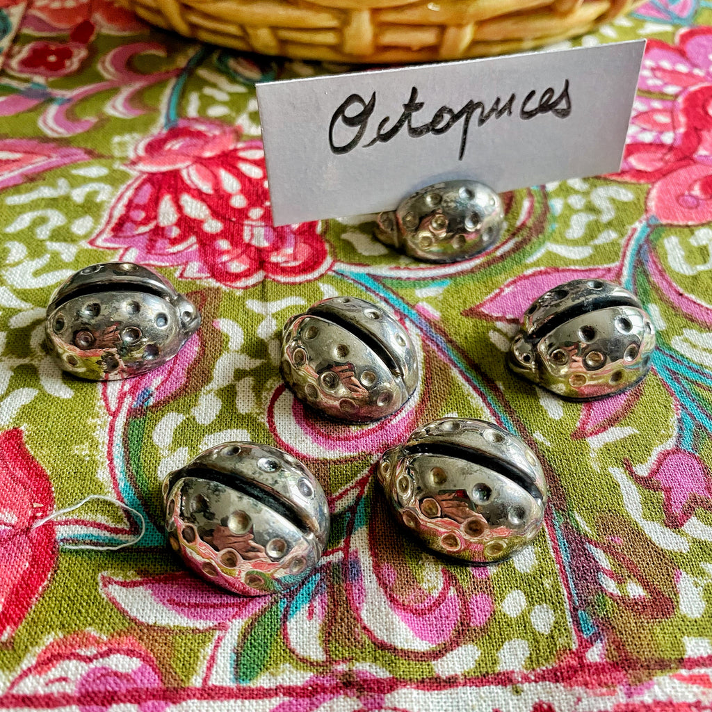 6 porte noms coccinelles vintage