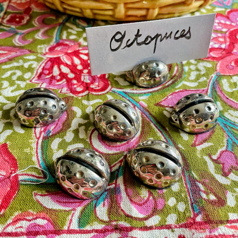 6 porte noms coccinelles vintage