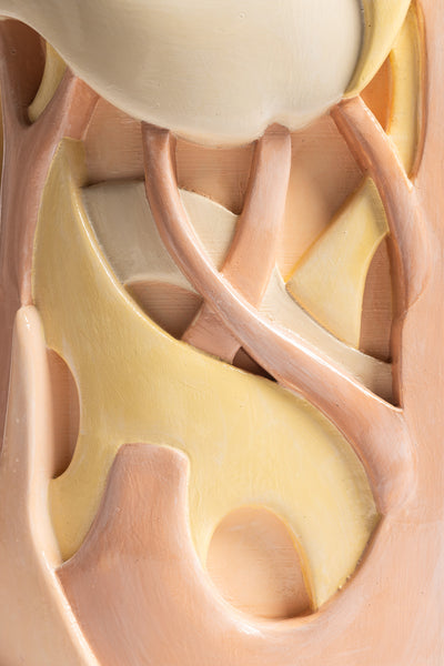 Applique RACINES (crème et jaune)