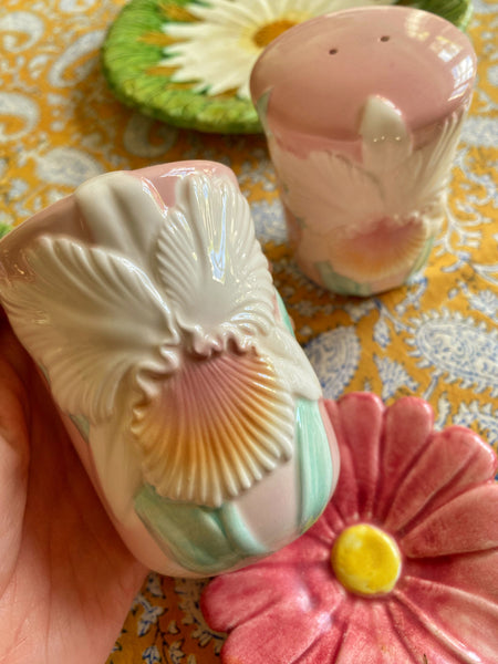 Saliere poivrière iris