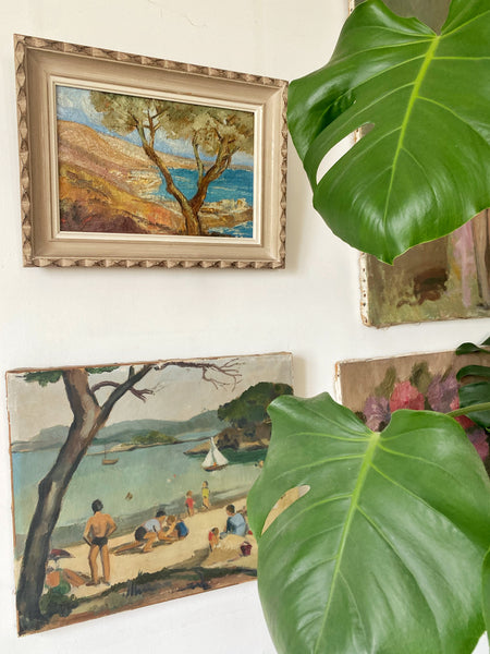 Tableau Riviera 1950