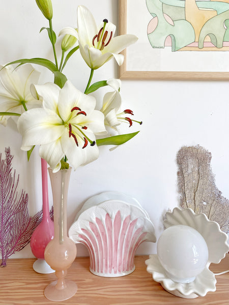 Vase papyrus art deco