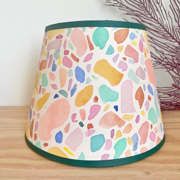 Abat jour TERRAZZO biais vert