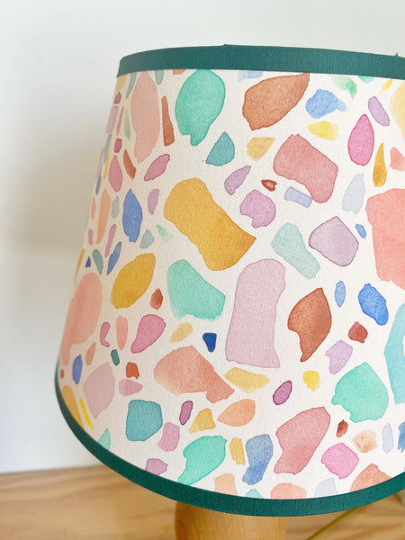 Abat jour TERRAZZO biais vert
