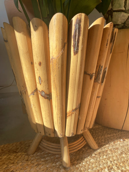 Cache pot bambou 1970
